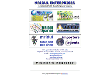 Tablet Screenshot of mridul.com